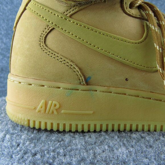 Nike Air Force 1 Mid 07 Men Sneaker Shoes Size 7‎ Medium Brown Leather Lace Up - Picture 5 of 11